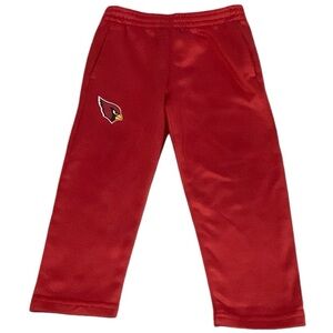 Arizona Cardinals NFL Team Apparel Red Track Pants  Boy’s 3T Football Fleece